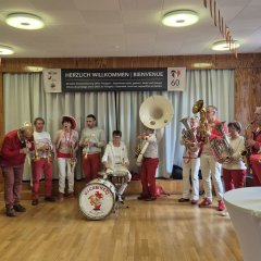 Mitglieder der Musikgruppe Les Gabinets de Lyon