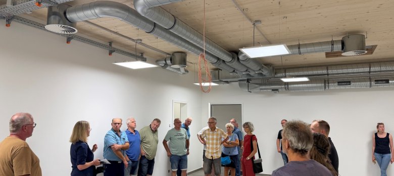 Feuerwehrhaus Airlenbach Baubegehung Feuerwehrhaus Airlenbach