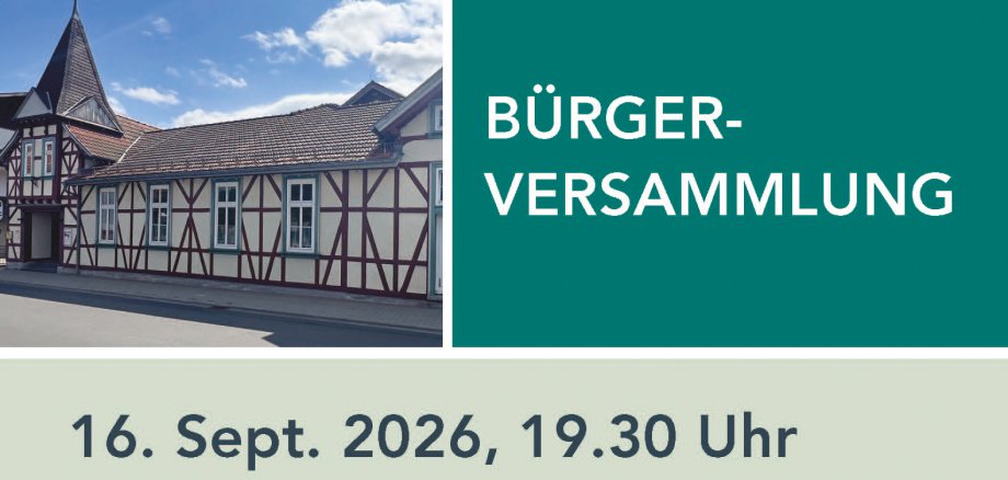 Grafik Einladung zur Bürgerversammlung