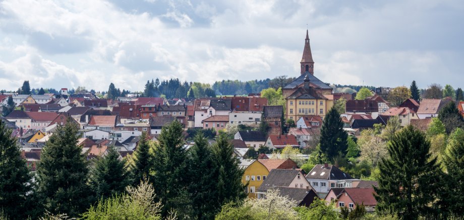Blick auf Beerfelden