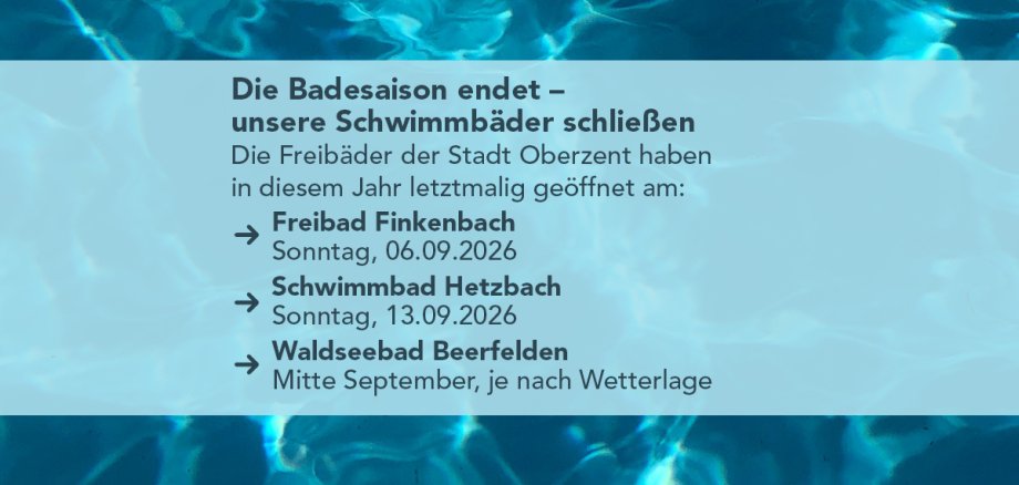 Grafik mit Hinweis auf die Öffnungszeiten