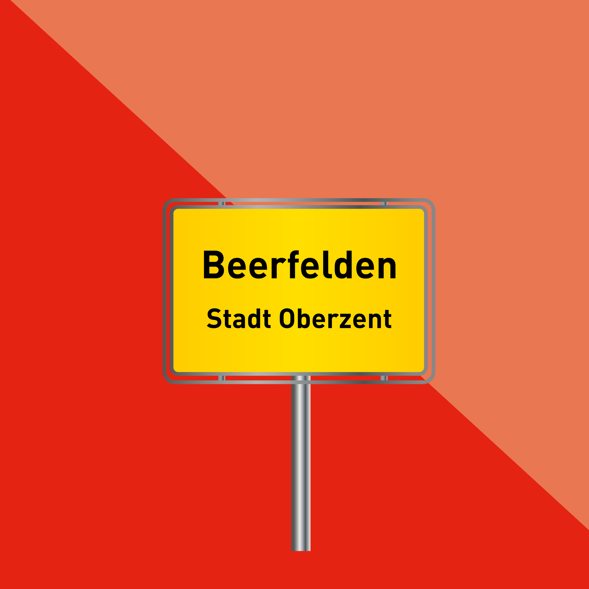 Grafik Ortseingangsschild Beerfelden