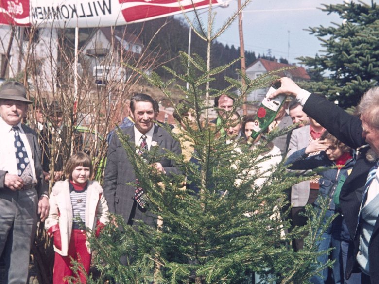 Bild der Baumpflanzaktion
