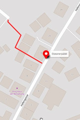 Route Etzeaner Pädel