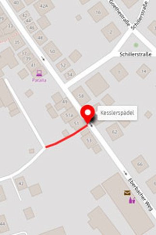 Überblickkarte Keßlerspädel