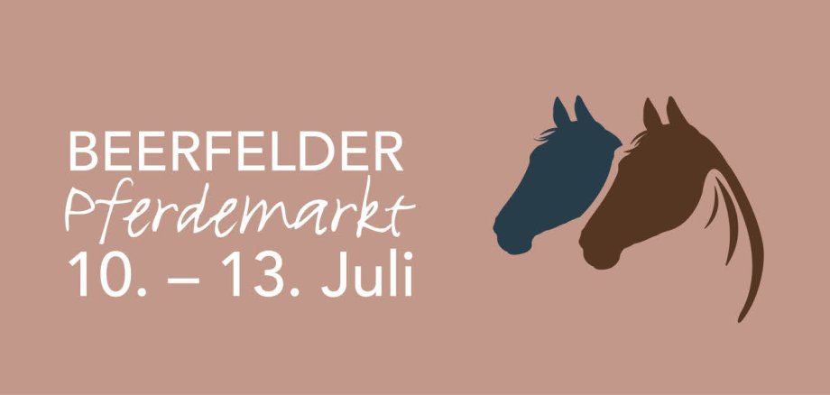 Werbebild Beerfelder Pferdemarkt