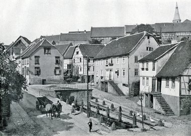 Die Mümlingquelle in Beerfelden, vor 1930 Die Mümlingquelle in Beerfelden, vor 1930